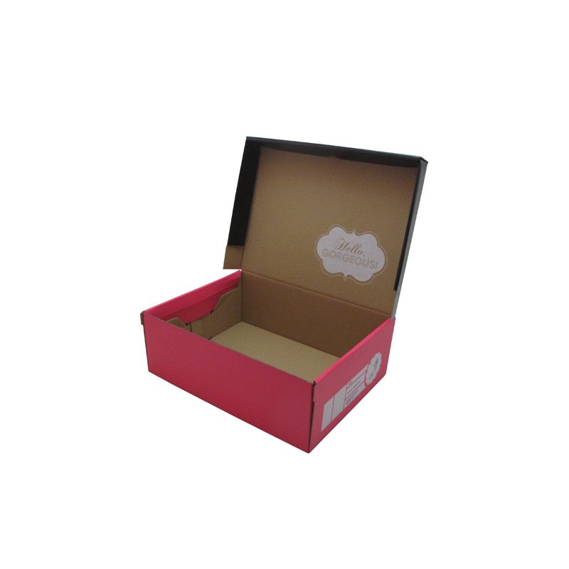 Factory Price Corrugated Paper Custom Folding Paper Box For Packing Shoes Box With Logo